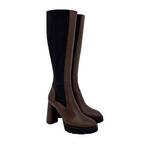 ATP Atelier Hella Leather Boots in Chocolate 37